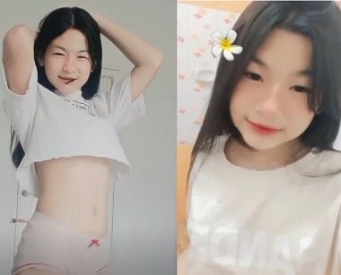 คลิปเซ็กส์ของหญิงสาวที่แสดงผีเสื้อของเธอ