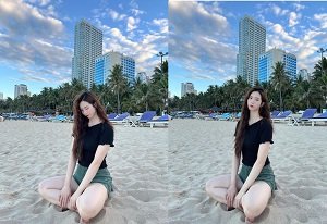 Diep Xoan มีเพศสัมพันธ์กับแฟนของเธอในความรักของโรงแรม