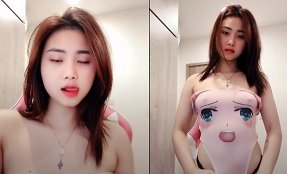 Ngoc trang กำลังเล่นม้าขี่ม้าในคืนป่ากับแฟนของเธอ