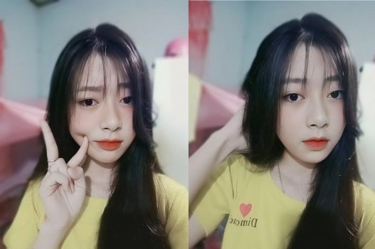 Huyen Anh มีแก้วและหน้าอกใหญ่