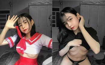 รักน้องสาวของเธอ แต่มีส่วนร่วมในการเล่น Tran Khanh Phuong น้องสาวของเธอ